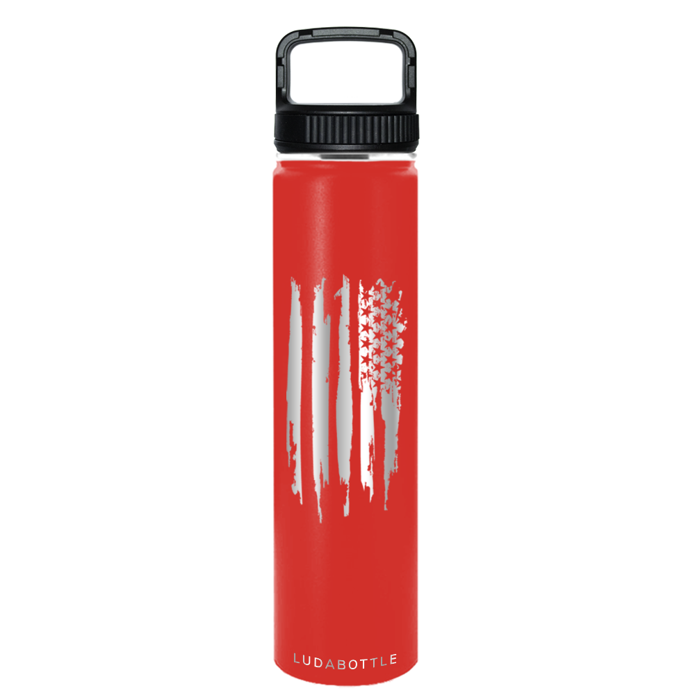 24oz BOTTLE AMERICAN FADED FLAG