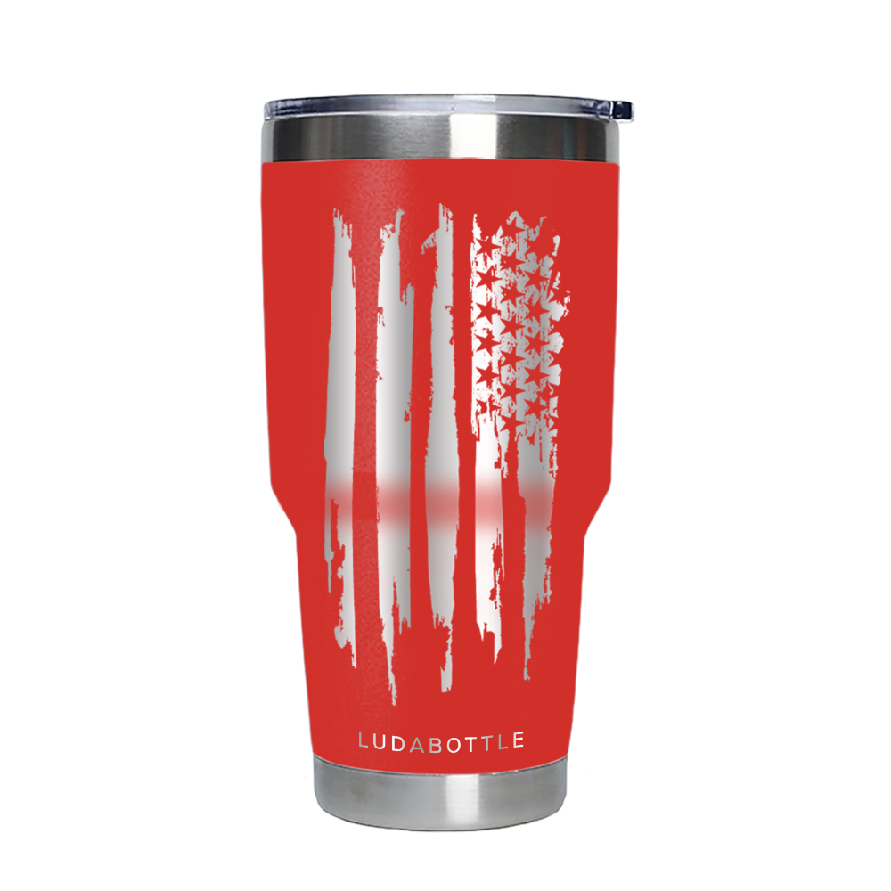 30oz TUMBLER AMERICAN FADED FLAG
